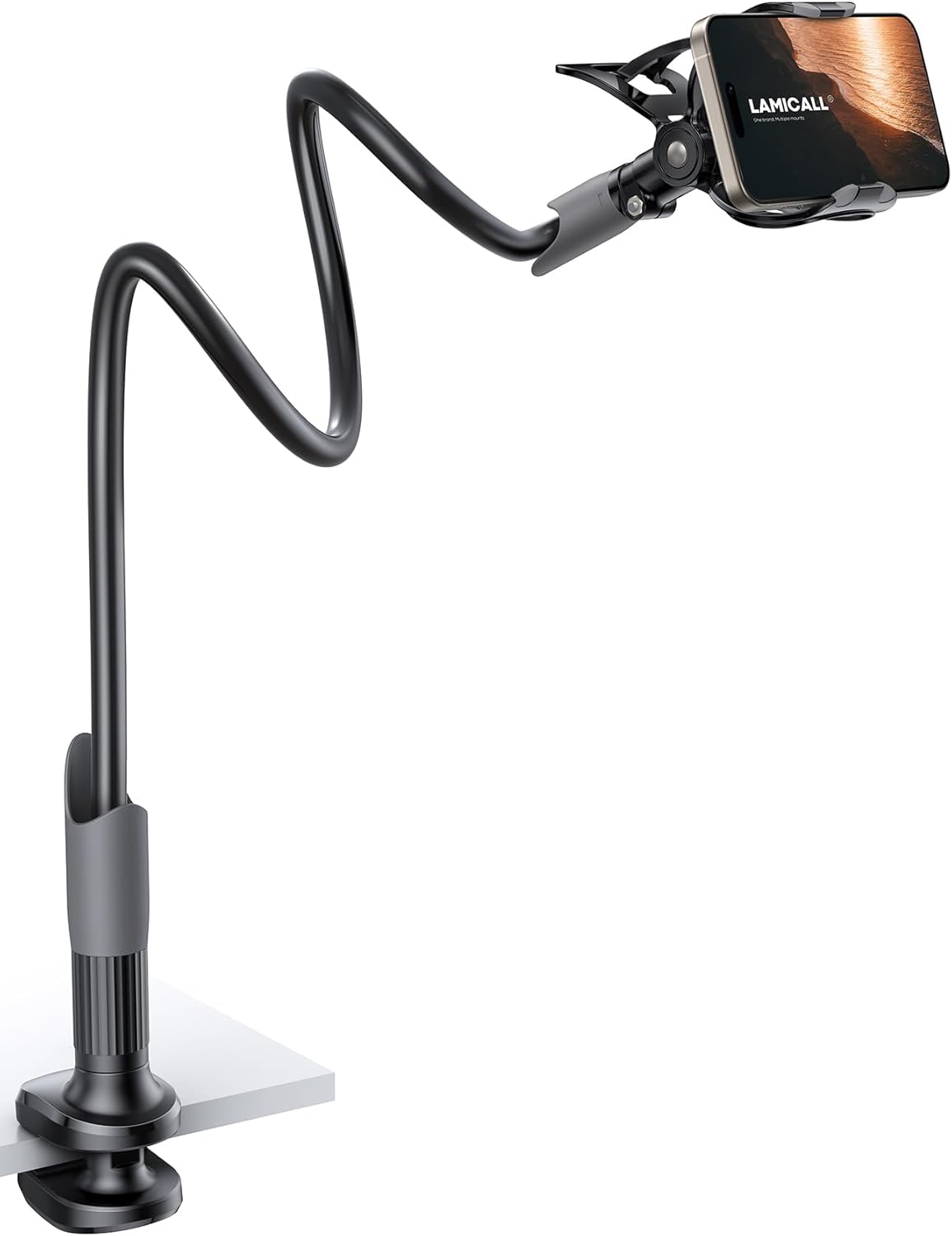 Suporte de Celular Articulado Flexível · Cama/Mesa