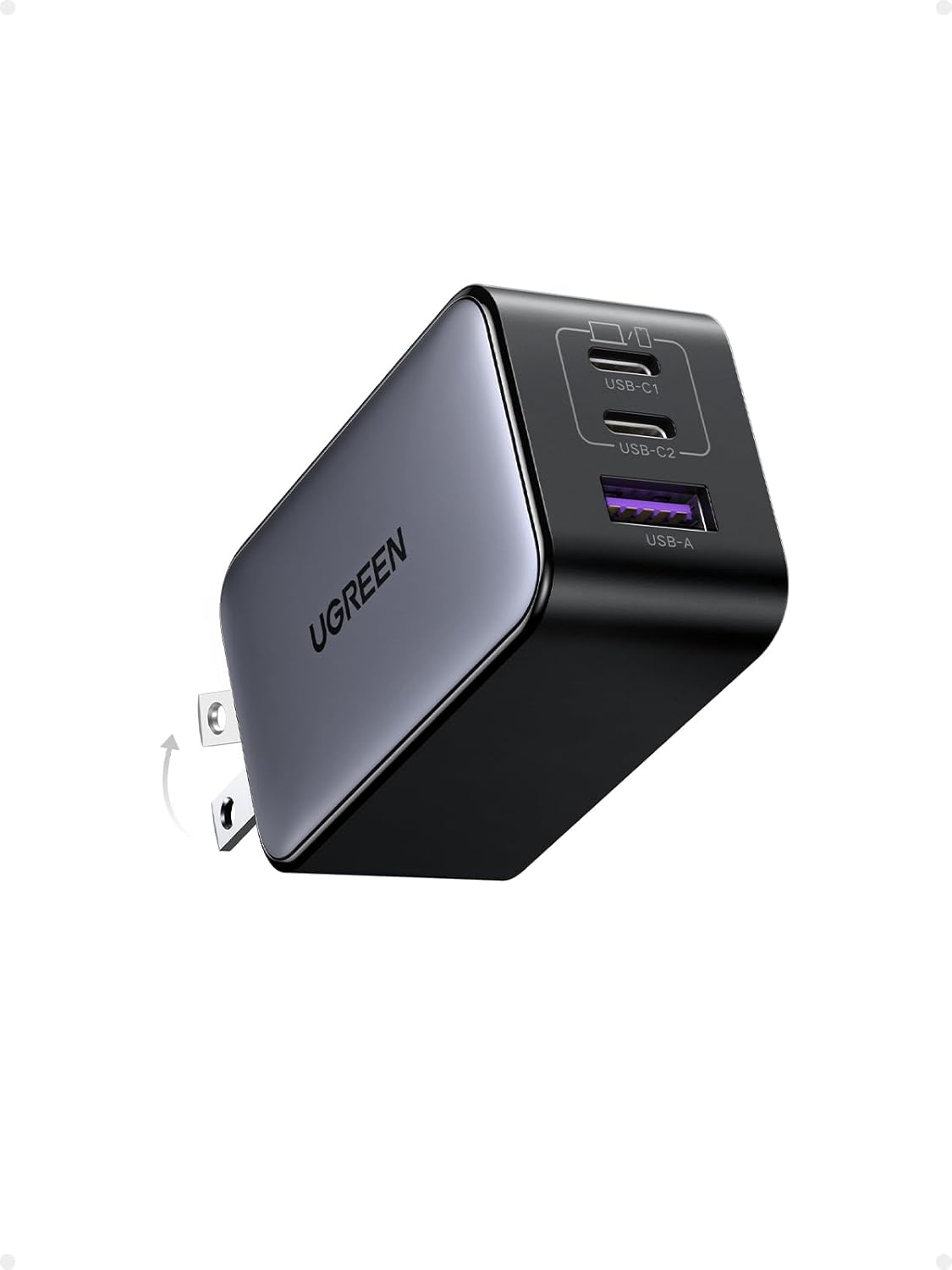 Carregador Turbo 65W · GaN 3 portas