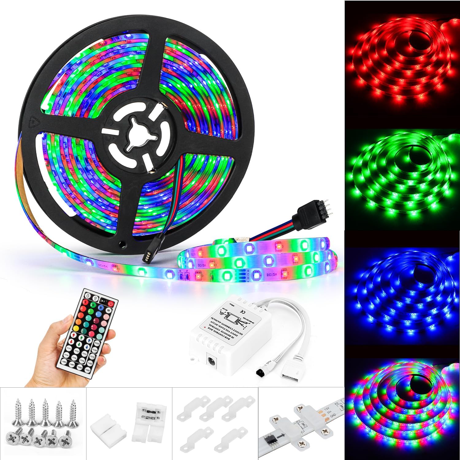 Fita LED RGB · 5 metros com Controle
