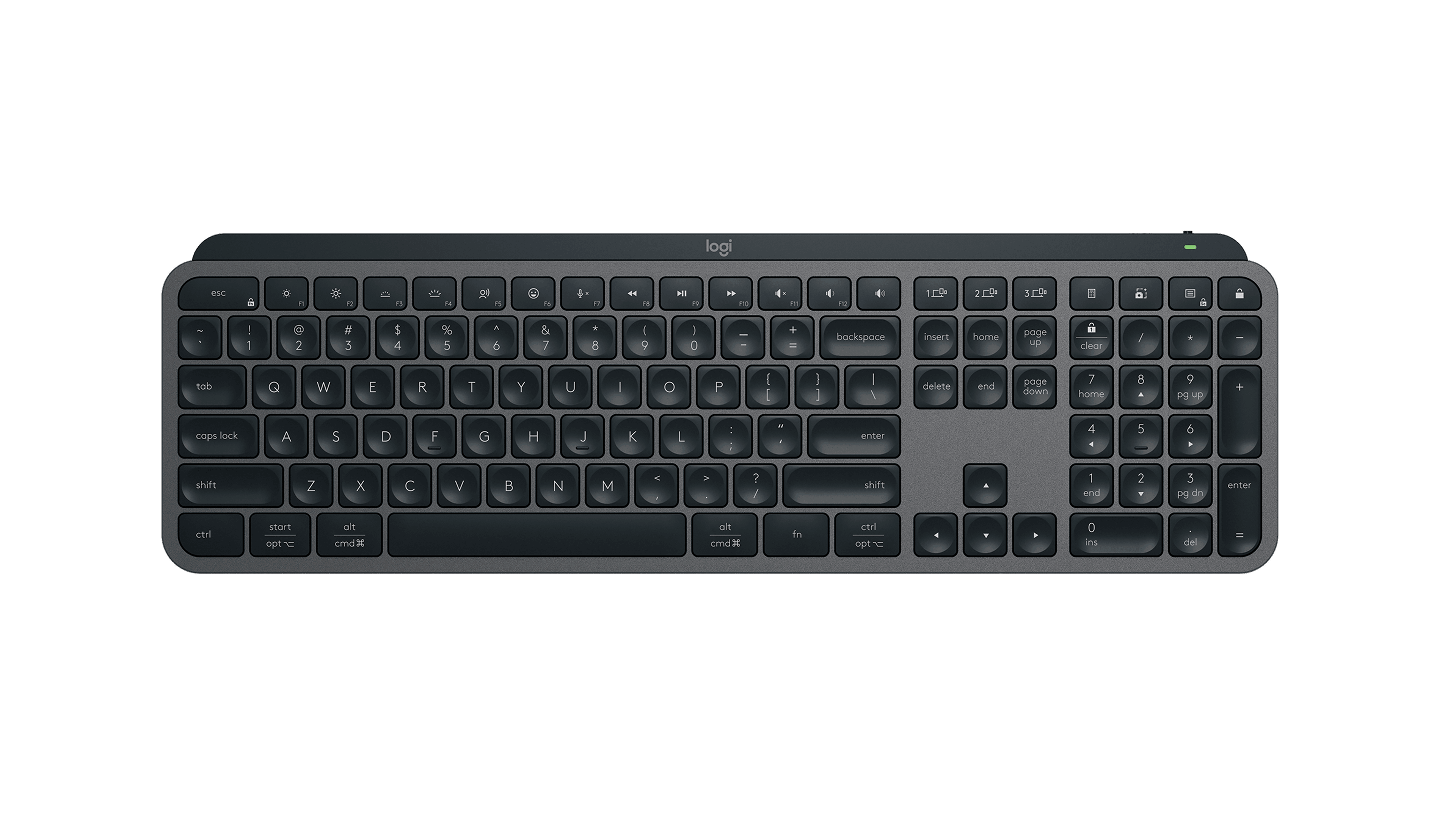 Teclado Logitech MX Keys S · Grafite