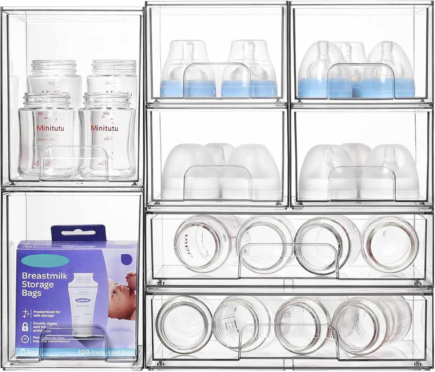 Kit Organizadores Multiuso · 8 peças